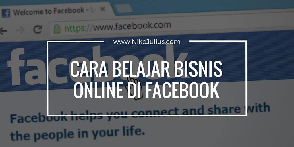 Belajar Bisnis Online di Facebook